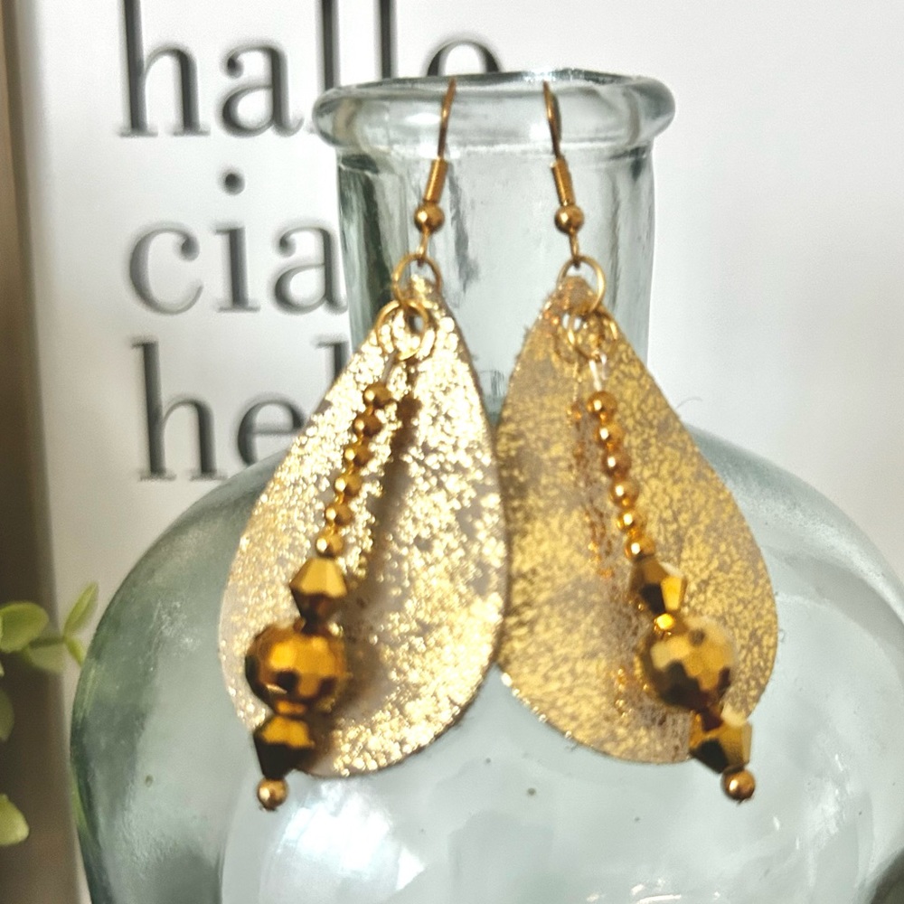 Handmade Leather Earrings